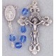 Sapphire Aurora Borealis Rosary